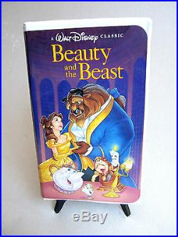 RARE Walt Disney's Beauty and The Beast VHS 1992 Black Diamond Classic EUC