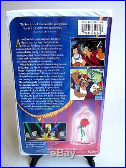 RARE Walt Disney's Beauty and The Beast VHS 1992 Black Diamond Classic EUC