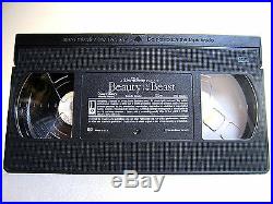 RARE Walt Disney's Beauty and The Beast VHS 1992 Black Diamond Classic EUC