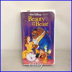 RARE Walt Disney's Beauty and The Beast VHS 1992 Black Diamond Classic LEAD VHS