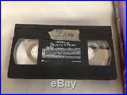 RARE Walt Disney's Beauty and The Beast VHS 1992 Black Diamond Classic LEAD VHS