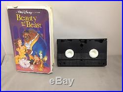 RARE Walt Disney's Beauty and The Beast VHS 1992 Black Diamond Classic LEAD VHS