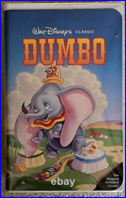 RARE Walt Disney's Home Video DUMBO VHS Black Diamond Classics