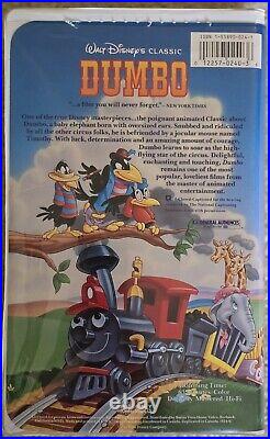 RARE Walt Disney's Home Video DUMBO VHS Black Diamond Classics