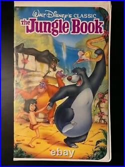 RARE Walt Disney's The Jungle Book Black Diamond VHS