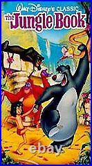 RARE \uD83D\uDC8E Black Diamond Classic Walt Disney The Jungle Book VHS 1991