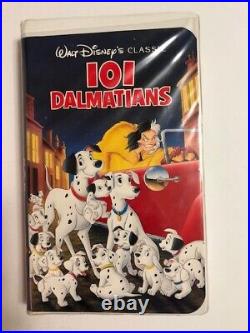 Rare. 101 Dalmatians (VHS, 1992) Black Diamond Classics 1263