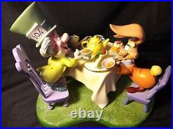 Rare Disney Alice in Wonderland MadHatter & March Hare A Very Merry Unbirthday