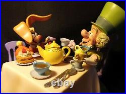 Rare Disney Alice in Wonderland MadHatter & March Hare A Very Merry Unbirthday