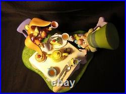 Rare Disney Alice in Wonderland MadHatter & March Hare A Very Merry Unbirthday