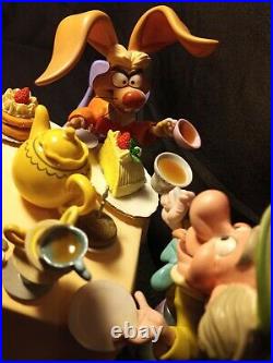 Rare Disney Alice in Wonderland MadHatter & March Hare A Very Merry Unbirthday
