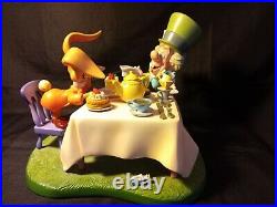 Rare Disney Alice in Wonderland MadHatter & March Hare A Very Merry Unbirthday