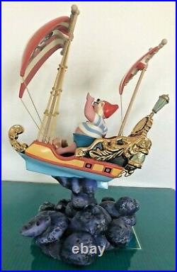 Rare Disney Wdcc Peter Pan Mr Smee's Flight Le 185/500 Figurine Figure Box Coa