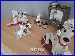 Rare Mint WDCC 101 Dalmations Set. Boxes & COA's. FREE SHIPPING & GIFT (see pic)