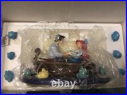 Rare NLE WDCC The Little Mermaid Kiss the Girl withBox and Sealed COA