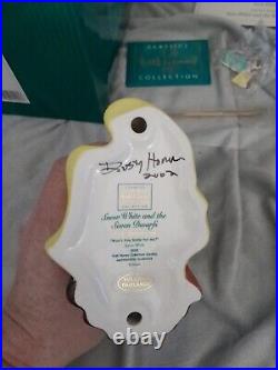 Rare SIGNED Walt Disney Classics Collectors Snow White Won't You Smile for Me