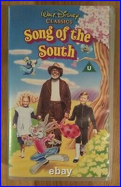 Rare SONG OF THE SOUTH Walt Disney Classics VHS Tape Collectible PAL Uncle Remus