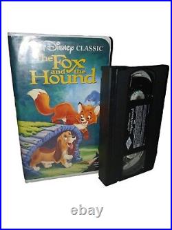 Rare The Fox and the Hound Walt Disney's Classic Black Diamond Collection VHS