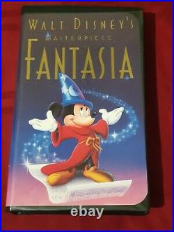 Rare VHS Walt Disney's Masterpiece Fantasia VHS Rare Classic