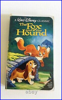 Rare Vhs Walt Disney's Black Diamond Classics The Fox And The Hound #2041
