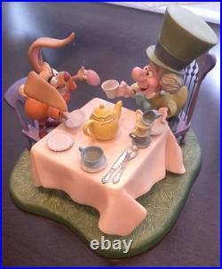 Rare WDCC Alice In Wonderland A Mad Whirl Mad Hatter& March Hare Ltd Edit 8/750