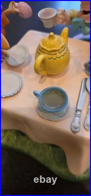 Rare WDCC Alice In Wonderland A Mad Whirl Mad Hatter& March Hare Ltd Edit 8/750