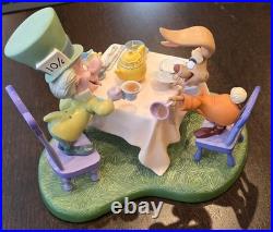Rare WDCC Alice In Wonderland A Mad Whirl Mad Hatter& March Hare Ltd Edit 8/750