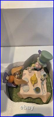 Rare WDCC Alice In Wonderland A Mad Whirl Mad Hatter& March Hare Ltd Edit 8/750