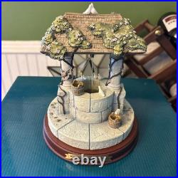 Rare WDCC DISNEY SNOW WHITE AND THE SEVEN DWARFS WISHING WELL Enchanted Places