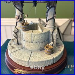 Rare WDCC DISNEY SNOW WHITE AND THE SEVEN DWARFS WISHING WELL Enchanted Places