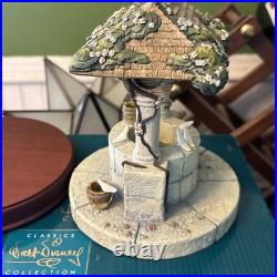 Rare WDCC DISNEY SNOW WHITE AND THE SEVEN DWARFS WISHING WELL Enchanted Places