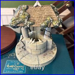 Rare WDCC DISNEY SNOW WHITE AND THE SEVEN DWARFS WISHING WELL Enchanted Places