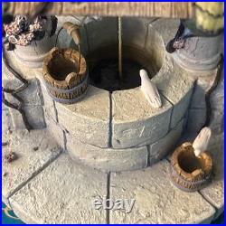 Rare WDCC DISNEY SNOW WHITE AND THE SEVEN DWARFS WISHING WELL Enchanted Places