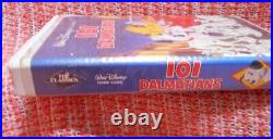 Rare Walt Disney Black Diamond Classics Collection Vhs 101 Dalmations 1263