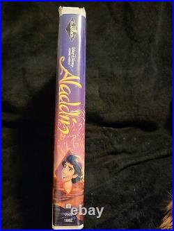 Rare Walt Disney The Classics Black Diamond Aladdin VHS Tape