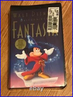 Rare Walt Disney's Masterpiece Fantasia (VHS, 1991) Limited Edition ClamShell NEW