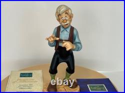 RareDisney WDCC Pinocchio Good-bye, Son Geppetto Figurine Cert. Of Authenticity