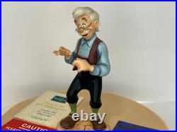 RareDisney WDCC Pinocchio Good-bye, Son Geppetto Figurine Cert. Of Authenticity