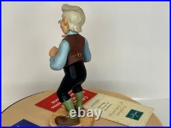 RareDisney WDCC Pinocchio Good-bye, Son Geppetto Figurine Cert. Of Authenticity