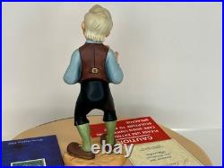 RareDisney WDCC Pinocchio Good-bye, Son Geppetto Figurine Cert. Of Authenticity
