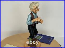 RareDisney WDCC Pinocchio Good-bye, Son Geppetto Figurine Cert. Of Authenticity