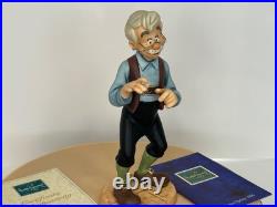 RareDisney WDCC Pinocchio Good-bye, Son Geppetto Figurine Cert. Of Authenticity