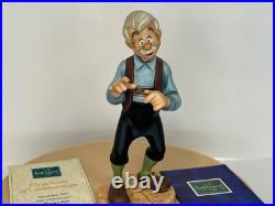 RareDisney WDCC Pinocchio Good-bye, Son Geppetto Figurine Cert. Of Authenticity