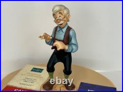 RareDisney WDCC Pinocchio Good-bye, Son Geppetto Figurine Cert. Of Authenticity