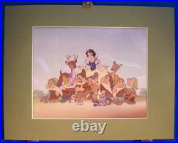 Snow White Walt Disney Classics Litho Print Cel Sold At Disneyland Art Corner