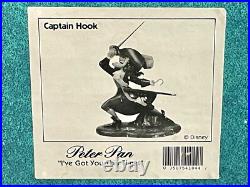 Stunning Disney Vintage WDCC Captain Hook I've Got You This Time Peter Pan