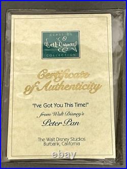 Stunning Disney Vintage WDCC Captain Hook I've Got You This Time Peter Pan