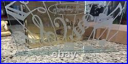 Symphony Hour Etched Glass Backdrop 1997 Walt Disney Classics Collection