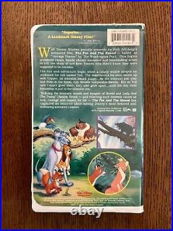 The Fox and the Hound Walt Disney The Classics Black Diamond Edition VHS