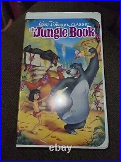 The Jungle Book (VHS #1122) Walt Disney Black Diamond Classics Movie